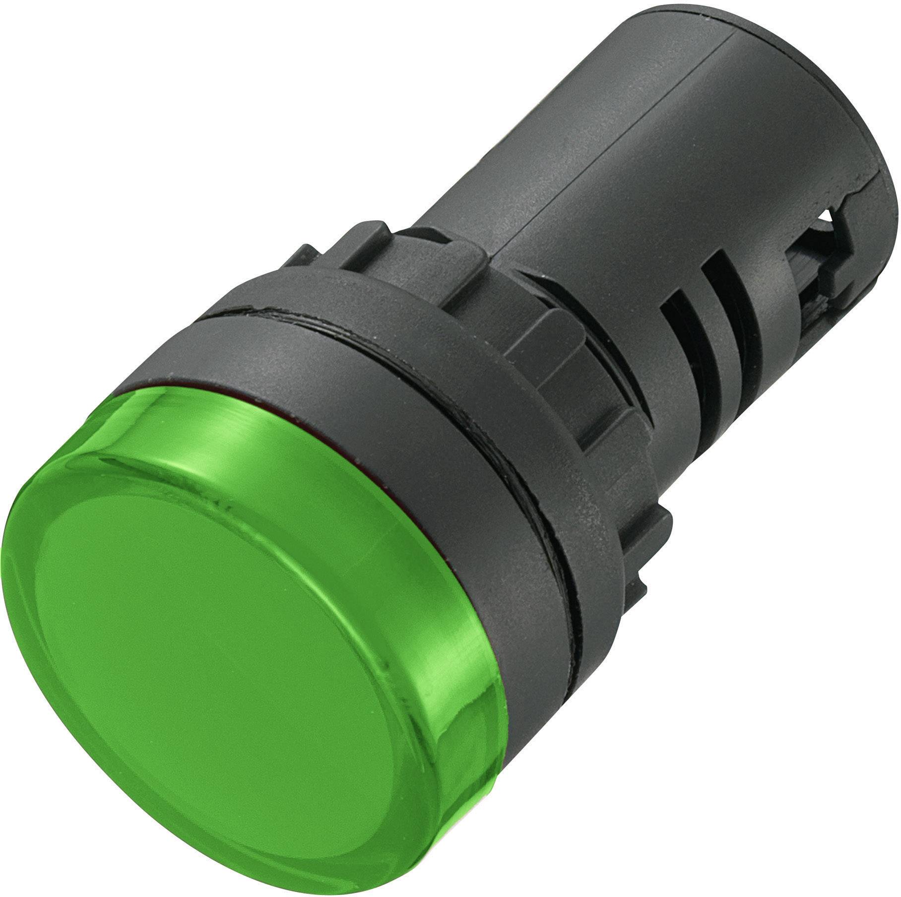 TRU COMPONENTS 140394 Lampka sygnalizacyjna LED AD16-22DS/24V/G, 24 V/DC, 22 mm - obrazek 1