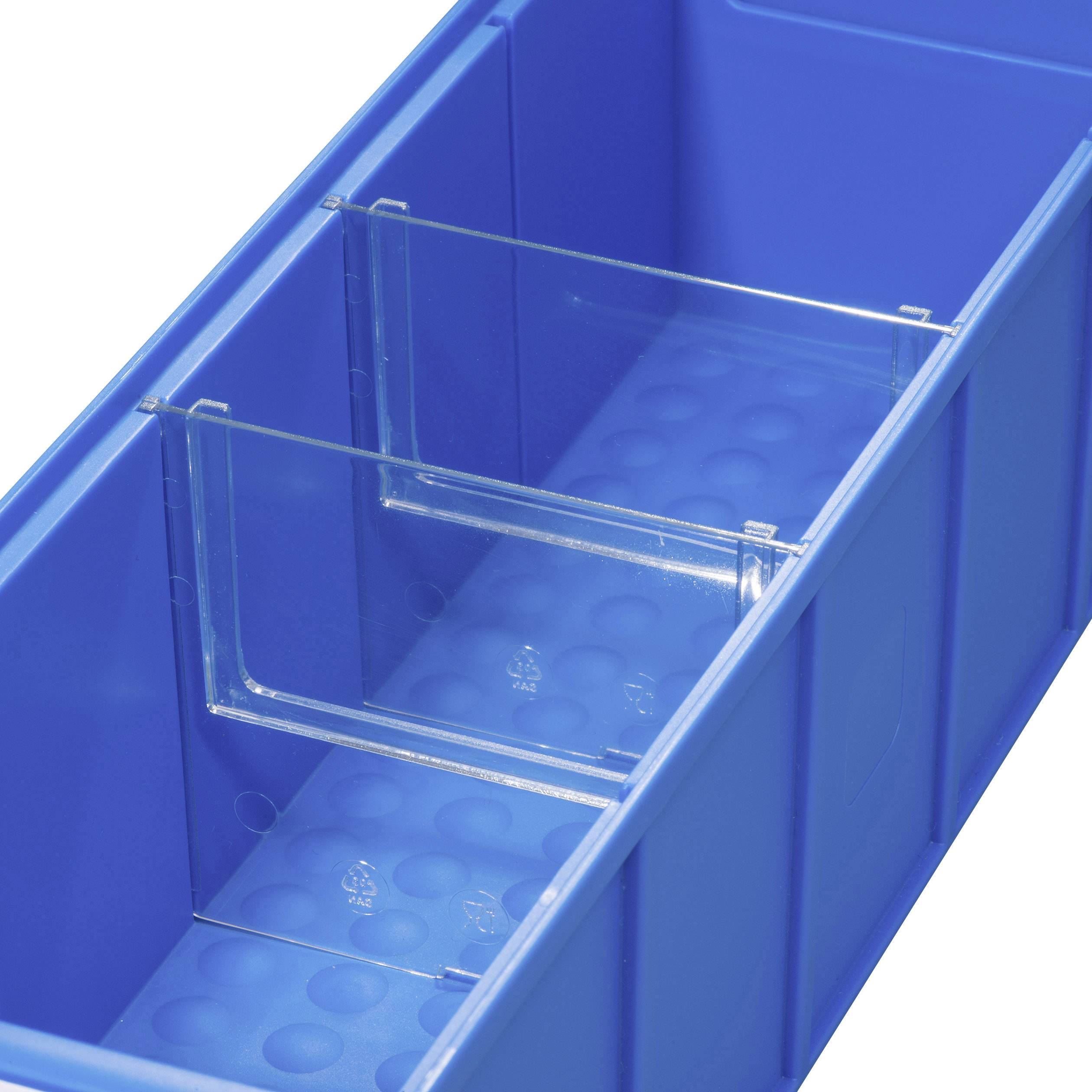 Allit 456590 Przegroda dla skrzyni bez pokrywy ProfiPlus ShelfBox Divider S przeźroczysty 4 szt. - obrazek 1