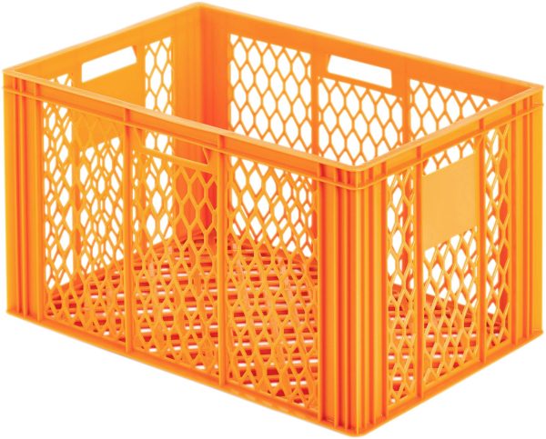 Alutec 75092 Pudełko z tworzywa sztucznego nadaje się na żywność (S x W x G) 600 x 350 x 400 mm pomarańczowy 1 szt.