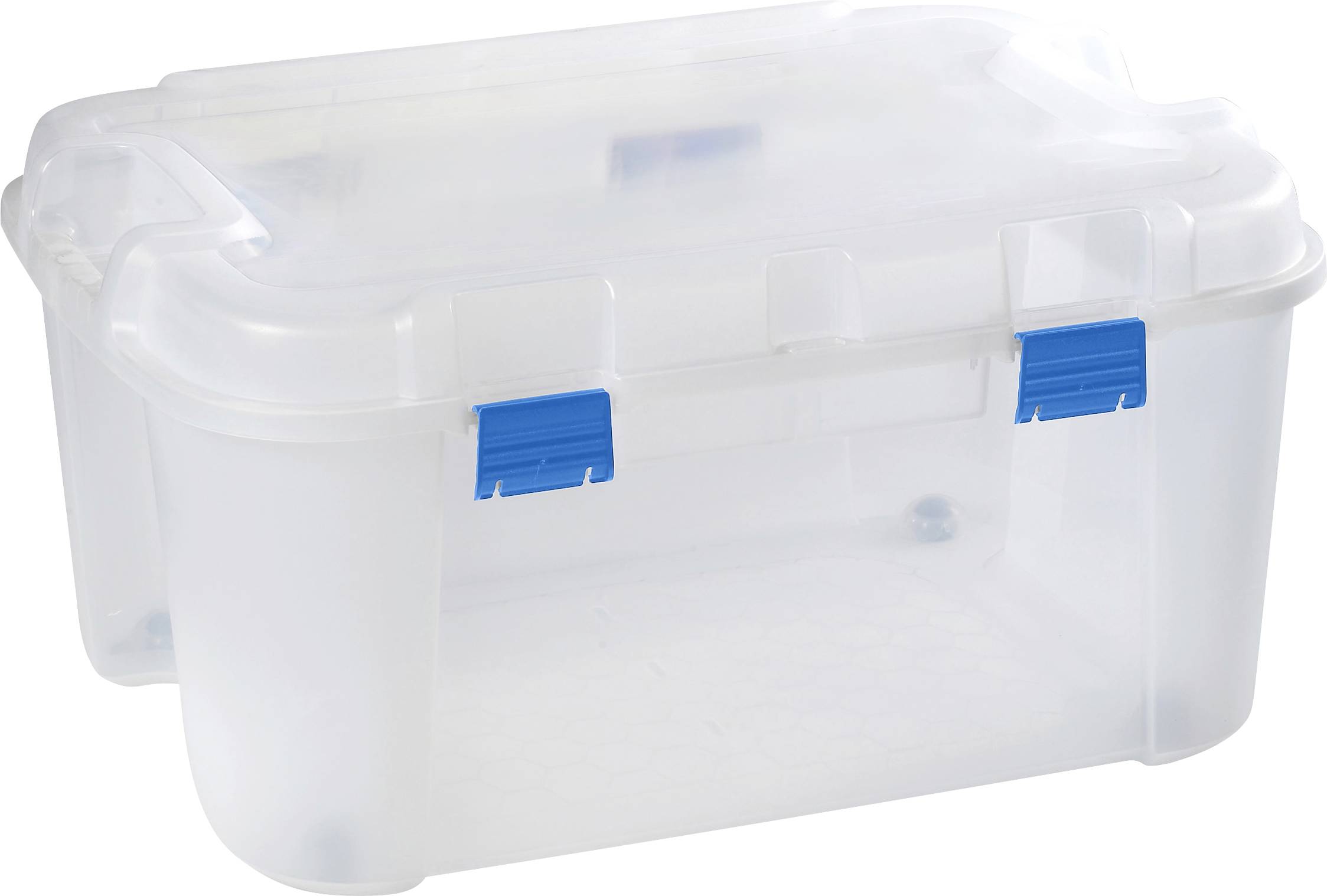 Curver 243690 Skrzynka do przechowywania TOTEM Box 140L, transparent / blau przeźroczysty, niebieski 1 szt. - obrazek 1