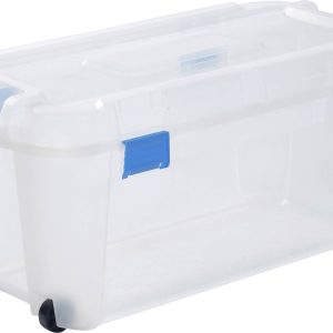 Curver 243731 Skrzynka do przechowywania TOTEM Box 80L, transparent / blau do sztaplowania przeźroczysty, niebieski 1 sz Curver 243731 Skrzynka do przechowywania TOTEM Box 80L, transparent / blau do sztaplowania przeźroczysty, niebieski 1 sz