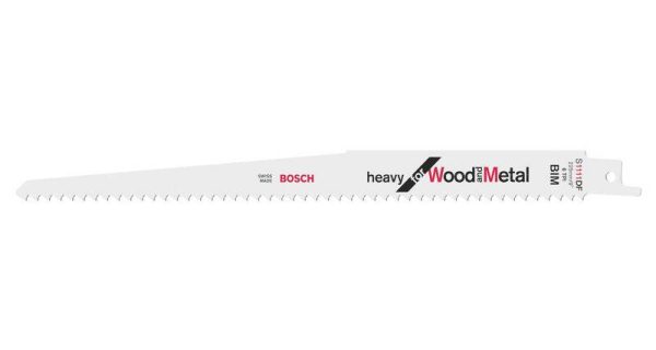 Brzeszczot do piły szablastej S 1111 DF, Heavy for Wood and Metal, zestaw 5 szt. Bosch Accessories 2608656261 5 szt.