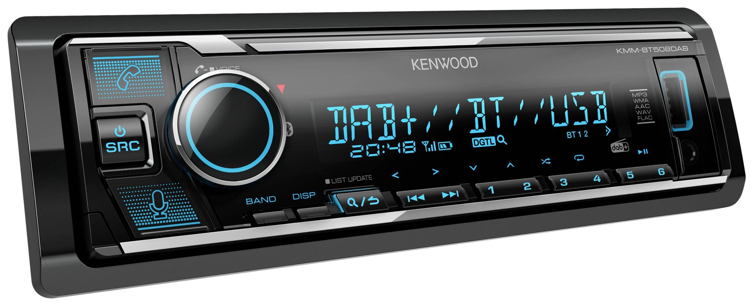 Radio samochodowe Kenwood KMMBT508DAB, 4 x 50 W - obrazek 1