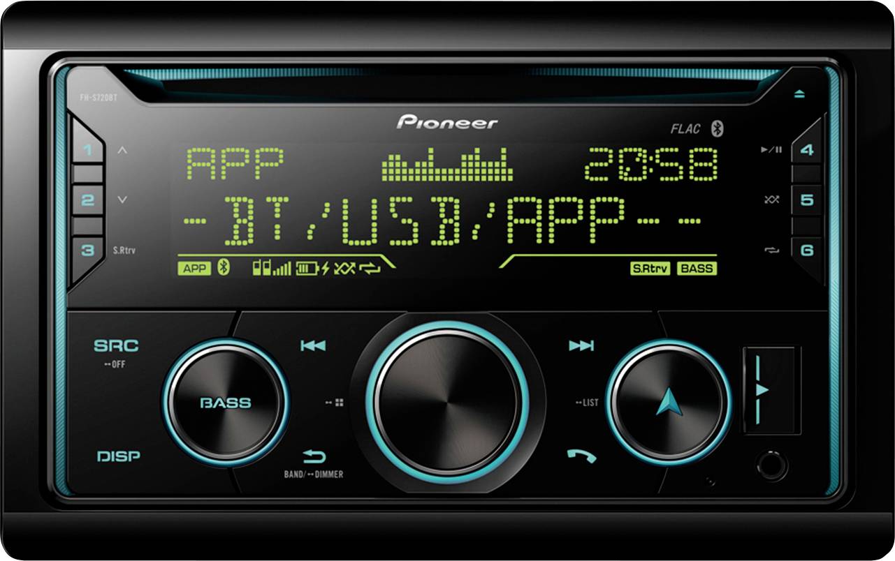 Radio samochodowe Double Din Pioneer, 4 x 50 W - obrazek 1