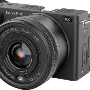 Aparat cyfrowy Easypix VX6430, 64 MPx, Zoom optyczny: 10 x, czarny Aparat cyfrowy Easypix VX6430, 64 MPx, Zoom optyczny: 10 x, czarny