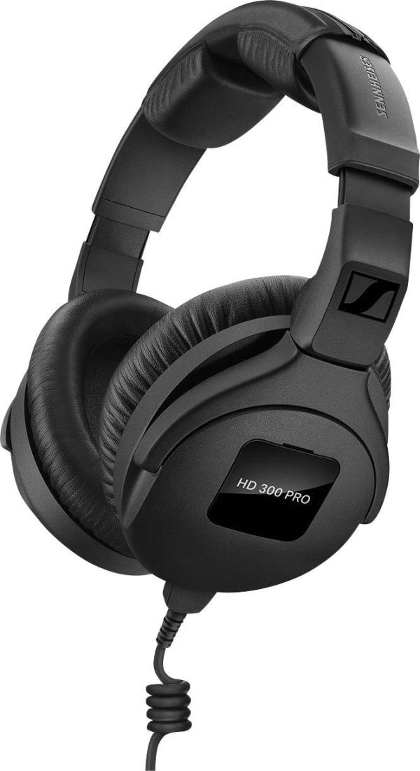 Sennheiser HD 300 Pro Słuchawki wokółuszne przewód czarny składane HiFi