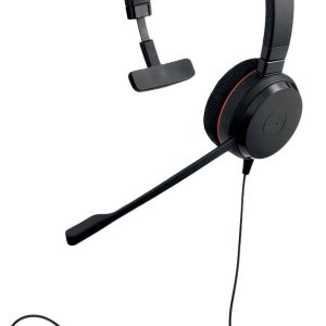 Jabra Evolve 20 Słuchawki nauszne przewód Mono czarny redukcja szumów mikrofonu zestaw słuchawkowy, regulacja głośności Jabra Evolve 20 Słuchawki nauszne przewód Mono czarny redukcja szumów mikrofonu zestaw słuchawkowy, regulacja głośności