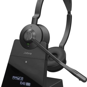 Jabra Engage 75 SE Stereo Słuchawki nauszne Bluetooth, DECT, przewód stereo czarny Wyciszanie hałasów wyciszenie mikrofo Jabra Engage 75 SE Stereo Słuchawki nauszne Bluetooth, DECT, przewód stereo czarny Wyciszanie hałasów wyciszenie mikrofo