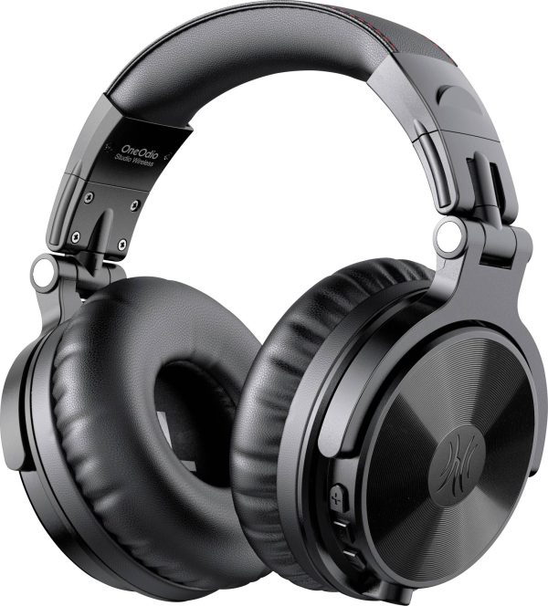 OneOdio Studio Wireless Pro C Słuchawki wokółuszne Bluetooth stereo czarny zestaw słuchawkowy, możliwość zamiany muszli