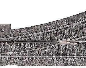 Rozjazd C lewy Marklin 24611 2,3 x 188,3 x 437,5 mm, 24,3°, skala H0 Rozjazd C lewy Marklin 24611 2,3 x 188,3 x 437,5 mm, 24,3°, skala H0