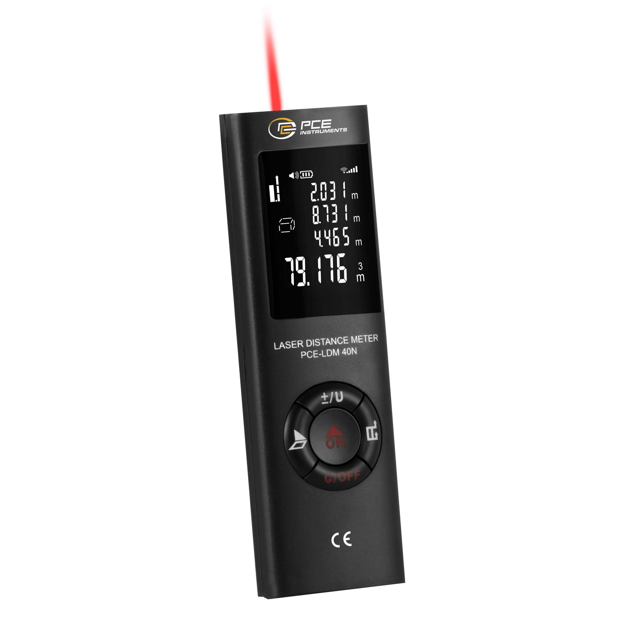 PCE Instruments Dalmierz laserowy Akumulator Li-Ion 40 m - obrazek 1