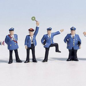 Figurki pracowników stacji w skali H0, malowane, 6 szt. Figurki pracowników stacji w skali H0, malowane, 6 szt.
