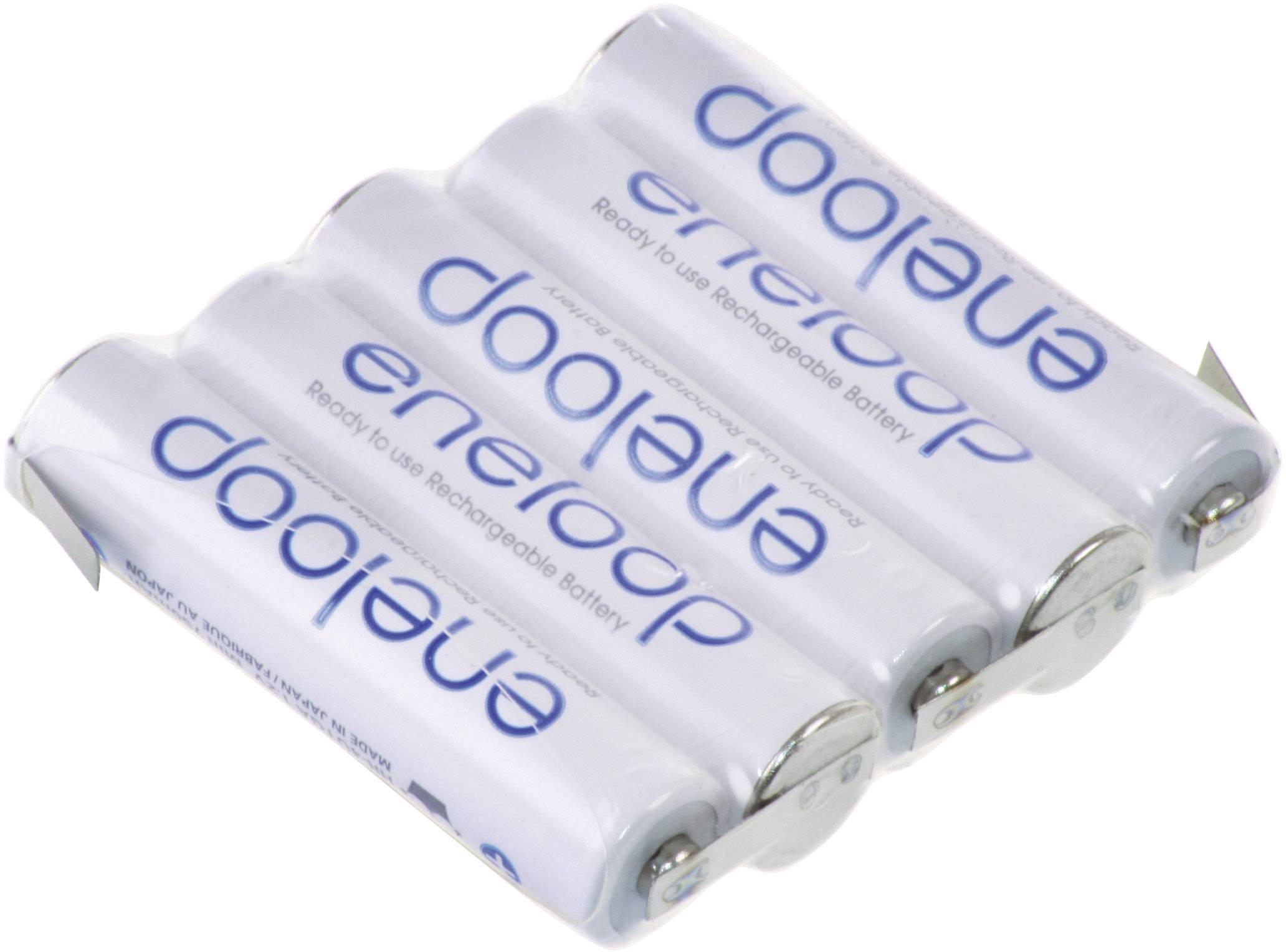 Pakiet akumulatorów AAA, NiMH Panasonic eneloop Reihe F1x5, Ilość ogniw: 5, 6 V, 750 mAh, Z-końcówka do lutowania - obrazek 1