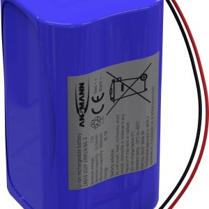 Pakiet akumulatorów 18650, Li-Ion Ansmann 2S2P, Ilość ogniw: 4, 7.2 V, 5100 mAh, Przewód Pakiet akumulatorów 18650, Li-Ion Ansmann 2S2P, Ilość ogniw: 4, 7.2 V, 5100 mAh, Przewód