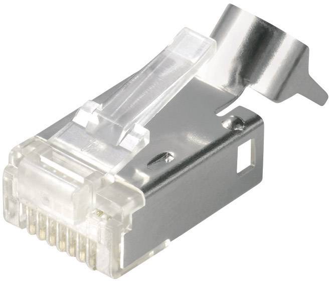 złącze męskie proste RJ45 Metz Connect 1401505010-E 1401505010-E Ilość styków: 8P8C 1 szt. - obrazek 1