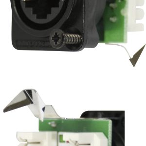 złącze żeńskie proste RJ45 Neutrik NE8FDV-YK-B Ilość styków: 8P8C 1 szt. złącze żeńskie proste RJ45 Neutrik NE8FDV-YK-B Ilość styków: 8P8C 1 szt.