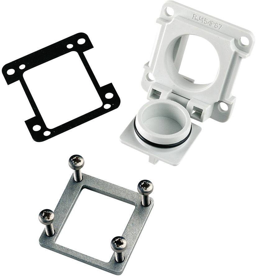 złącze męskie z kołnierzem RJ45 Telegärtner 100023156 1 szt. - obrazek 1