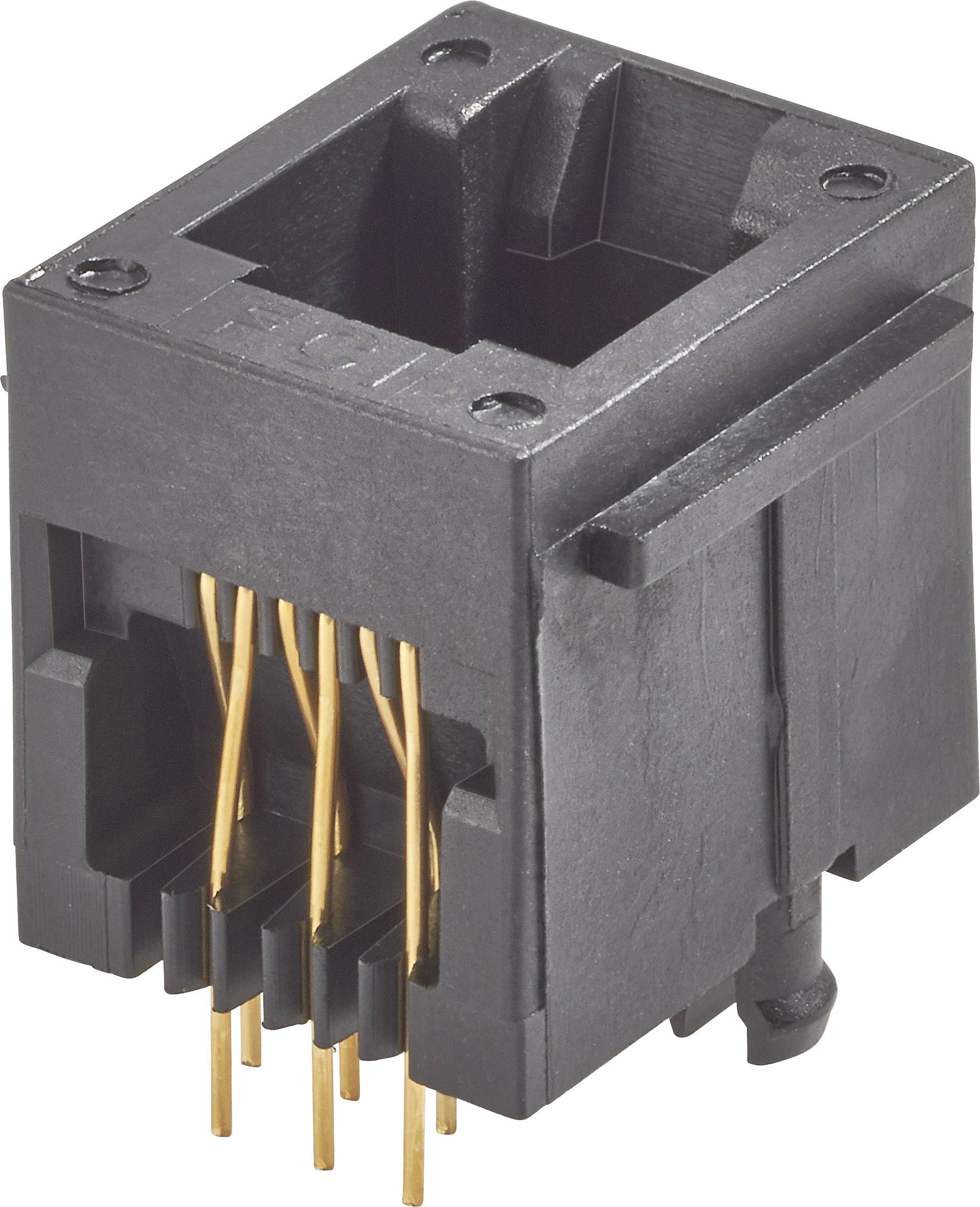 FCI 90512-001LF Złącze RJ Modular jacks, RJ12, CAT 3, 1 szt. - obrazek 1