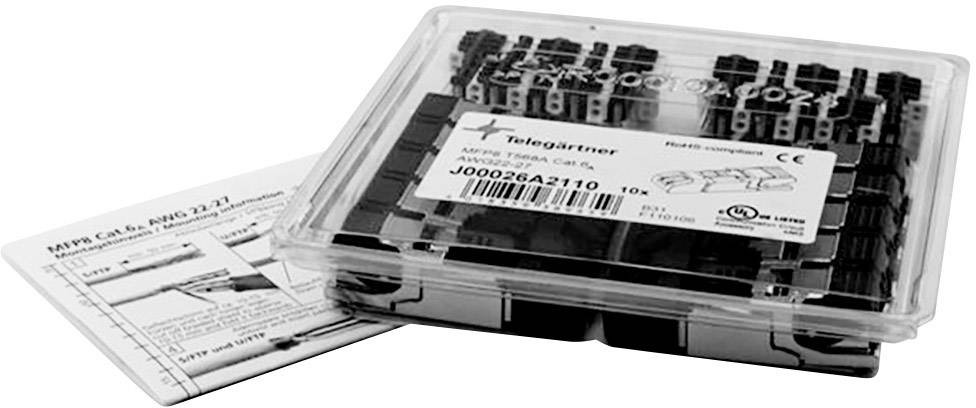 Telegärtner 100023044 Złącze RJ45 100023044, RJ45, CAT 6a, piny:8P8C, 10 szt. - obrazek 1