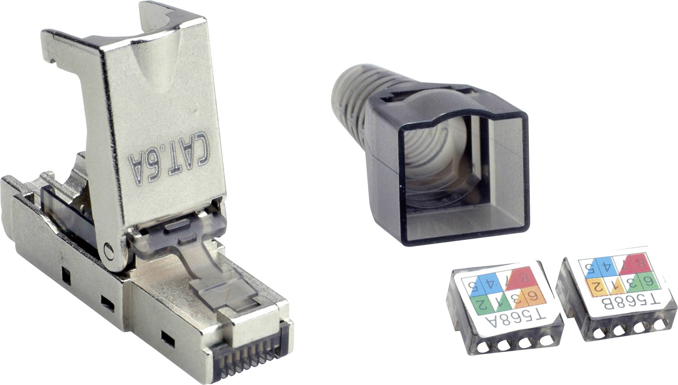 Value 26.99.0373 Złącze męskie RJ45, RJ45, CAT 6a, 1 szt. - obrazek 1