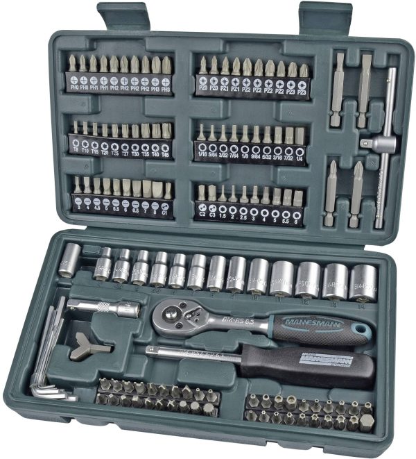 Zestaw kluczy nasadowych Brüder Mannesmann M29166 1/4″ (6,3 mm)