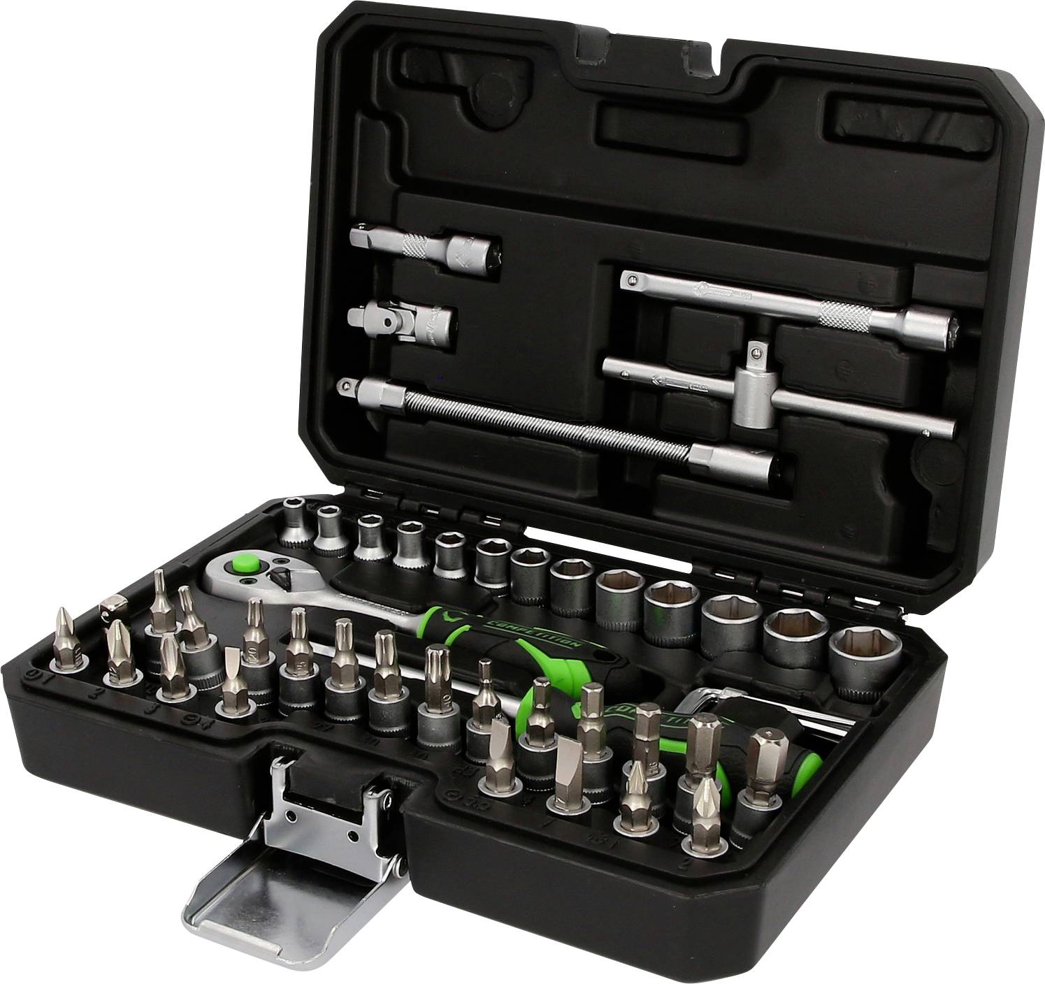 Zestaw kluczy nasadowych KS Tools COMPETITION 1/4" Steckschlüssel-Satz, 48-tlg 512.0048 - obrazek 1