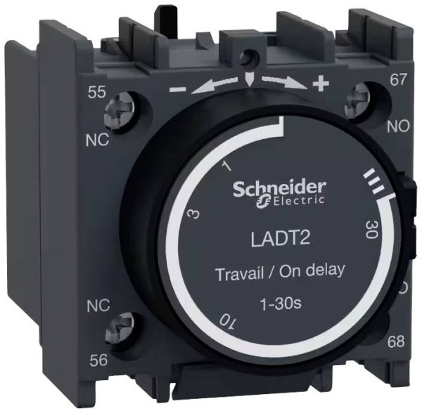 Blok przekaźnika czasowego Schneider Electric LADT2, 1 szt.