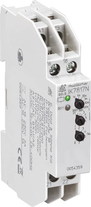 Dold 0054359 Przekaźnik czasowy IK7817N.81/200 AC/DC12-240V 0,02s-300h, 0.02 s – 300 h, 230 V/AC, 4 A, 1 szt.