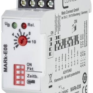 Metz Connect 11065727 MARk-E08 Przekaźnik czasowy wielofunkcyjny 24 V/AC, 24 V/DC 1 szt. 1 zestyk przełączny Metz Connect 11065727 MARk-E08 Przekaźnik czasowy wielofunkcyjny 24 V/AC, 24 V/DC 1 szt. 1 zestyk przełączny