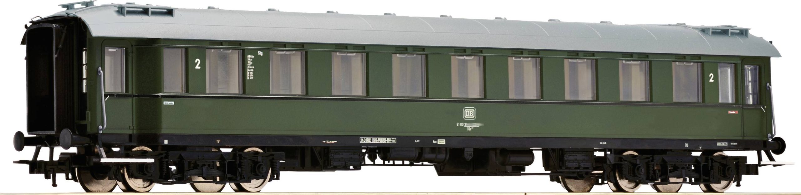 Wagon osobowy Roco 6200159 H0 Wagon ekspresowy 2 klasy DB - obrazek 1