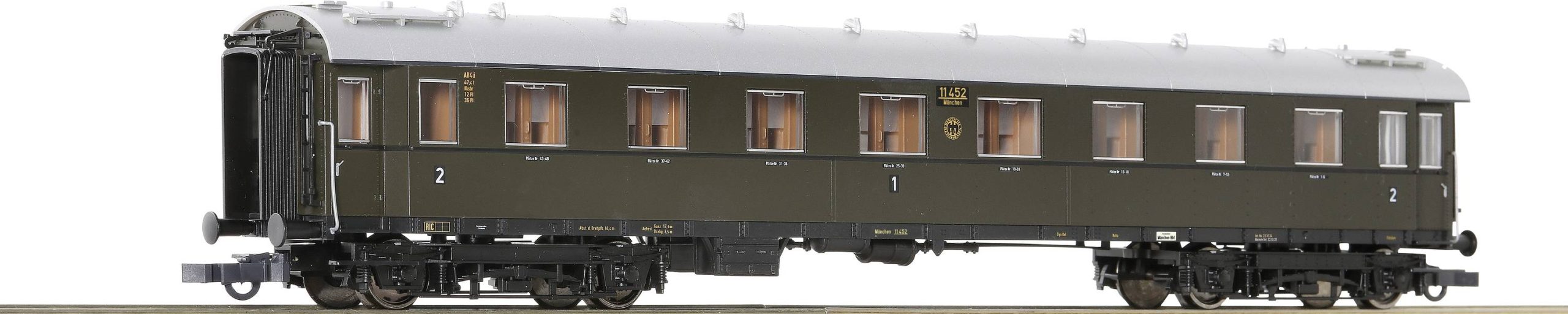 Wagon osobowy Roco 6200136 Wagon ekspresowy standardowy H0 D89 Monachium – Hamburg Altona DRG - obrazek 1