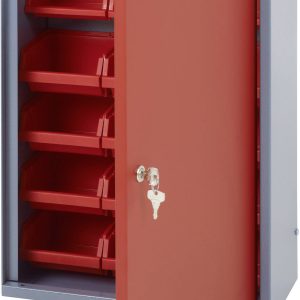 Küpper 70312 Szafka narzędziowa do powieszenia (S x W x G) 40 x 60 x 19 cm czerwony, srebrny