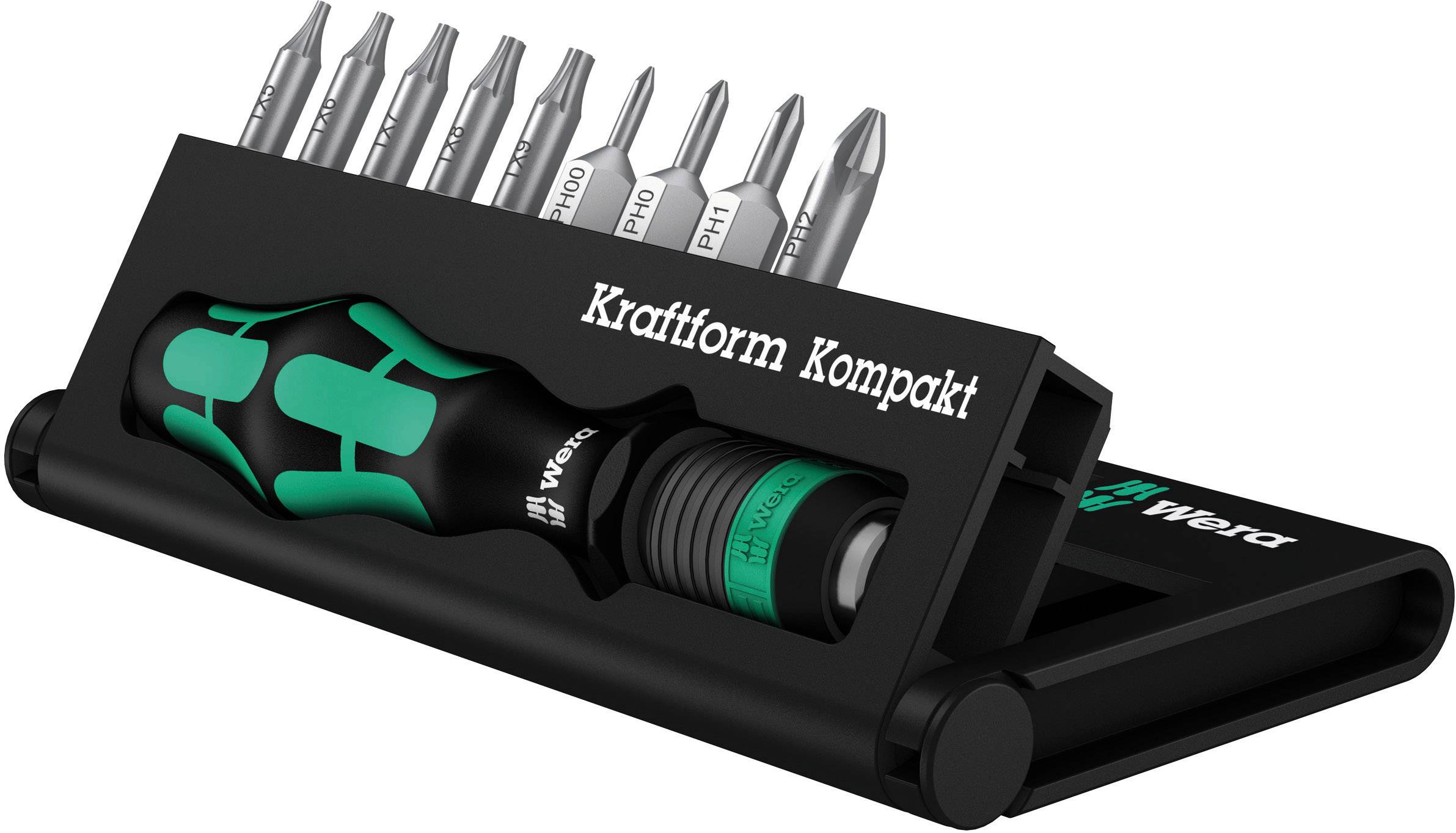 Bity Wera Kraftform Kompakt 11 Plus 05 135942 001, krzyżakowy Phillips, TORX wewnętrzny, stal narzędziowa, 10 szt. - obrazek 1