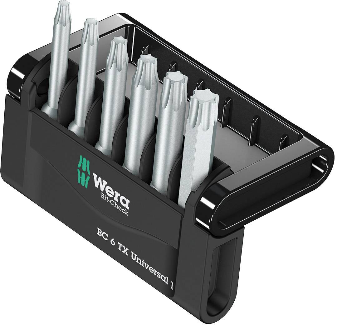 Bity Wera 867/4 Z Mini-Check TX, 50 mm 05056472001, TORX wewnętrzny, stal narzędziowa, 6 szt. - obrazek 1