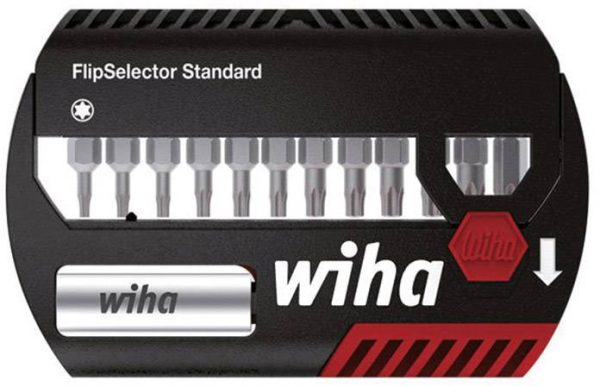 Bity Wiha Bitsatz FlipSelektor Standard 13tlg+Halter 1/4″Torx T7-T40 39124 1 szt. TORX wewnętrzny