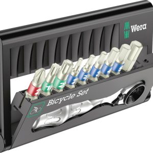 Bity Wera Bicycle Set 9 05004177001 1 szt. krzyżakowy Phillips, TORX, wewnętrzny sześciokąt, zewnętrzny kwadrat Bity Wera Bicycle Set 9 05004177001 1 szt. krzyżakowy Phillips, TORX, wewnętrzny sześciokąt, zewnętrzny kwadrat