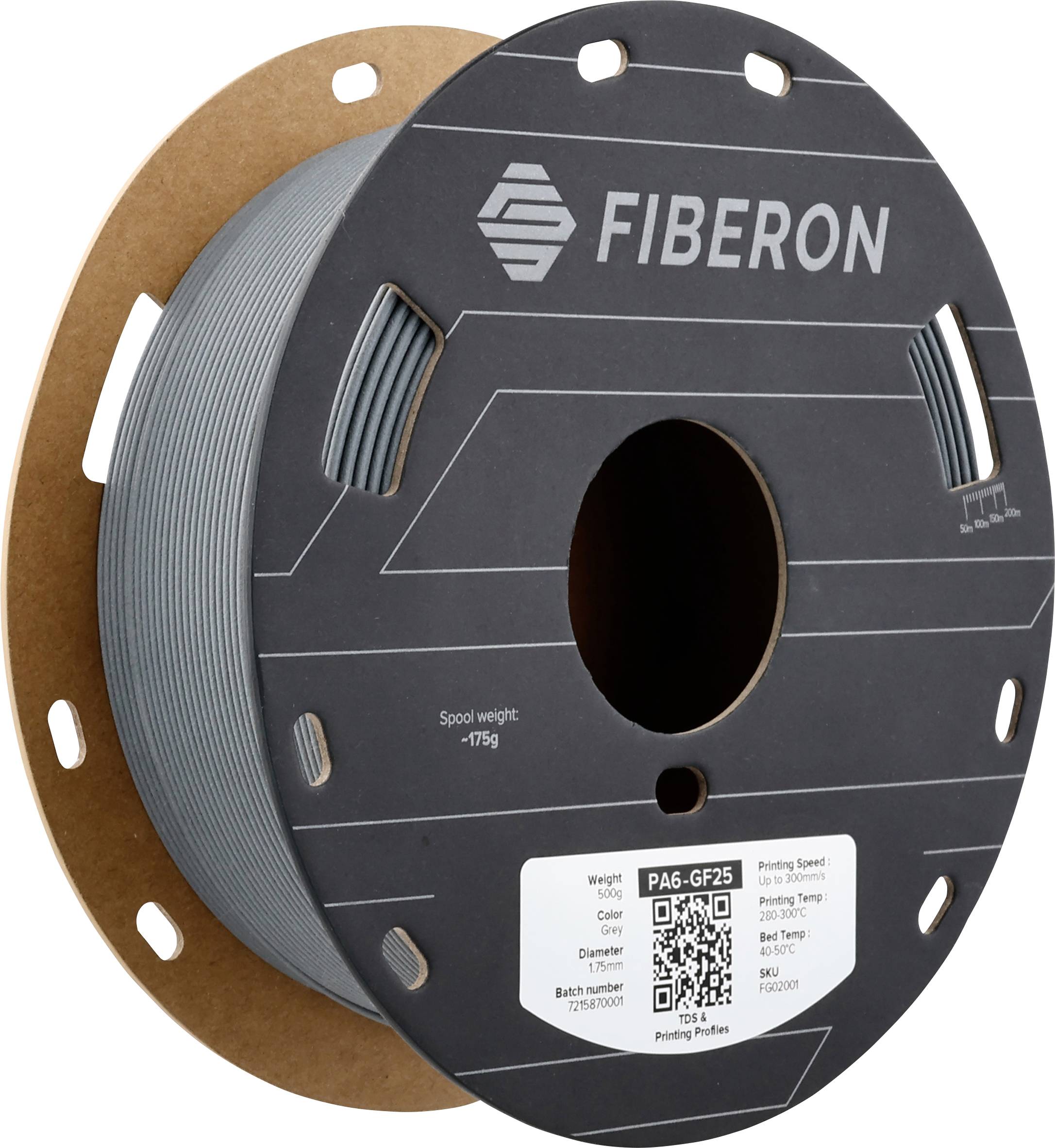 Polymaker FG02001 Fiberon™ PA6-GF25 Filament do drukarek 3D PA6-GF Wzmocnione włóknem szklanym, żaroodporne, bezzwłoczni - obrazek 1