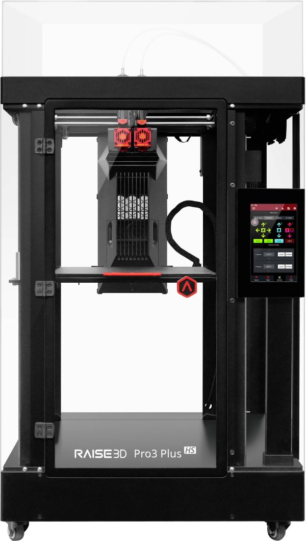 RAISE3D Pro3 Plus HS Drukarka 3D podgrzewana taca na wydruk, zawiera oprogramowanie, zintegrowana kamera