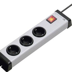 Listwa zasilająca z wyłącznikiem Ehmann Vario Linea 0201×00032301, złącze bezpieczne, Ilość gniazdek: 3