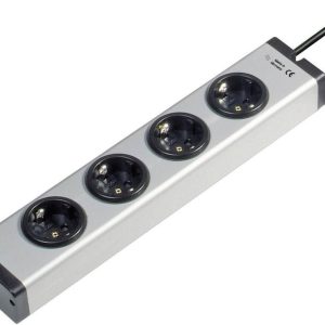 Listwa zasilająca Ehmann VARIO LINEA 0600×00042031, złącze bezpieczne, Ilość gniazdek: 4 Listwa zasilająca Ehmann VARIO LINEA 0600×00042031, złącze bezpieczne, Ilość gniazdek: 4