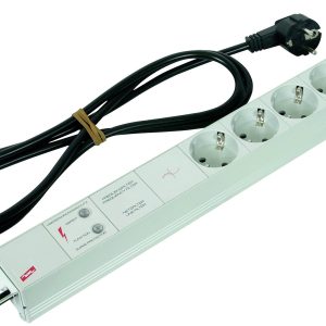 Listwa zasilająca z ochroną przepięciową DEHN SFL PRO 6X 19″ 909251 Ilość gniazdek: 6 Listwa zasilająca z ochroną przepięciową DEHN SFL PRO 6X 19″ 909251 Ilość gniazdek: 6