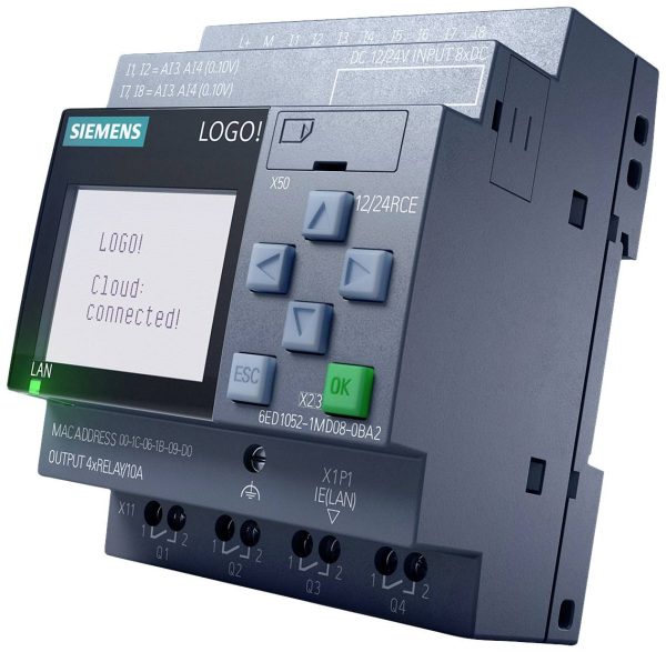 Siemens 6ED1052-1CC08-0BA2 Moduł sterujący PLC 24 V/DC