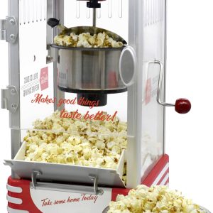 Salco SNP-27CC 428018 Maszyna do Popcornu czerwony, biały