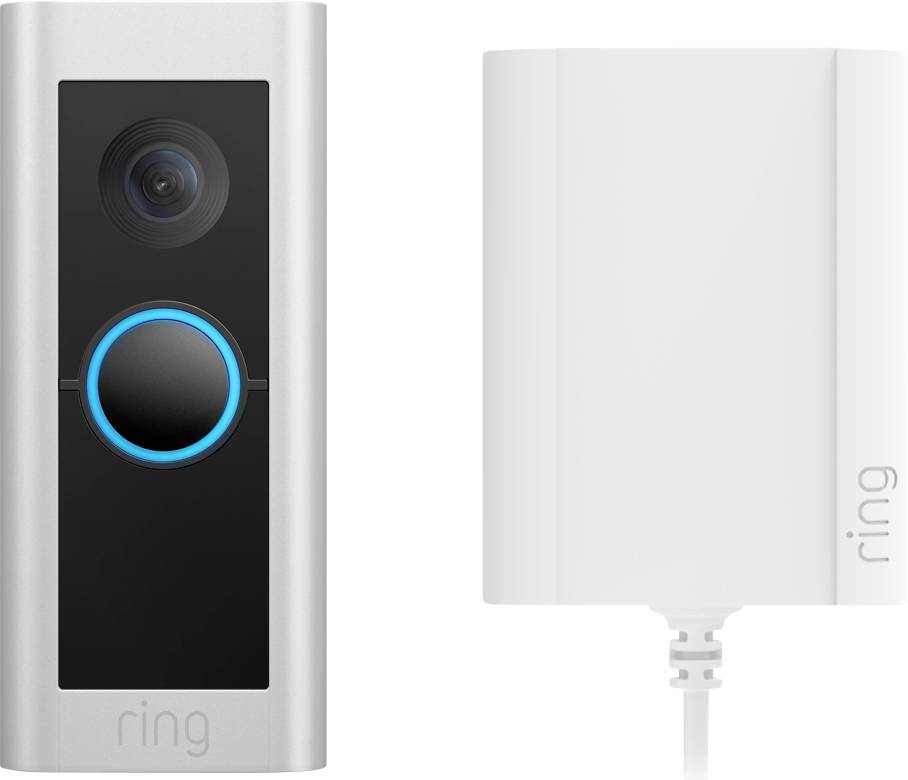 ring 8VRBPZ-0EU0 Wideodomofon IP Video Doorbell Pro Plugin 2 WLAN Jednostka zewnętrzna nikiel (matowy) - obrazek 1