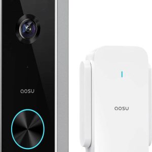 Aosu V8P Wideodomofon WLAN kompletny zestaw 1 szt. szary, biały Aosu V8P Wideodomofon WLAN kompletny zestaw 1 szt. szary, biały