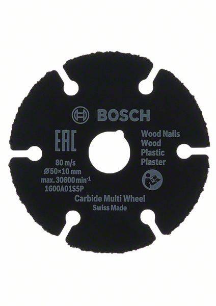 Tarcza tnąca prosta Bosch Accessories Carbide Multi Wheel 1600A01S5X 50 mm 1 szt. - obrazek 1
