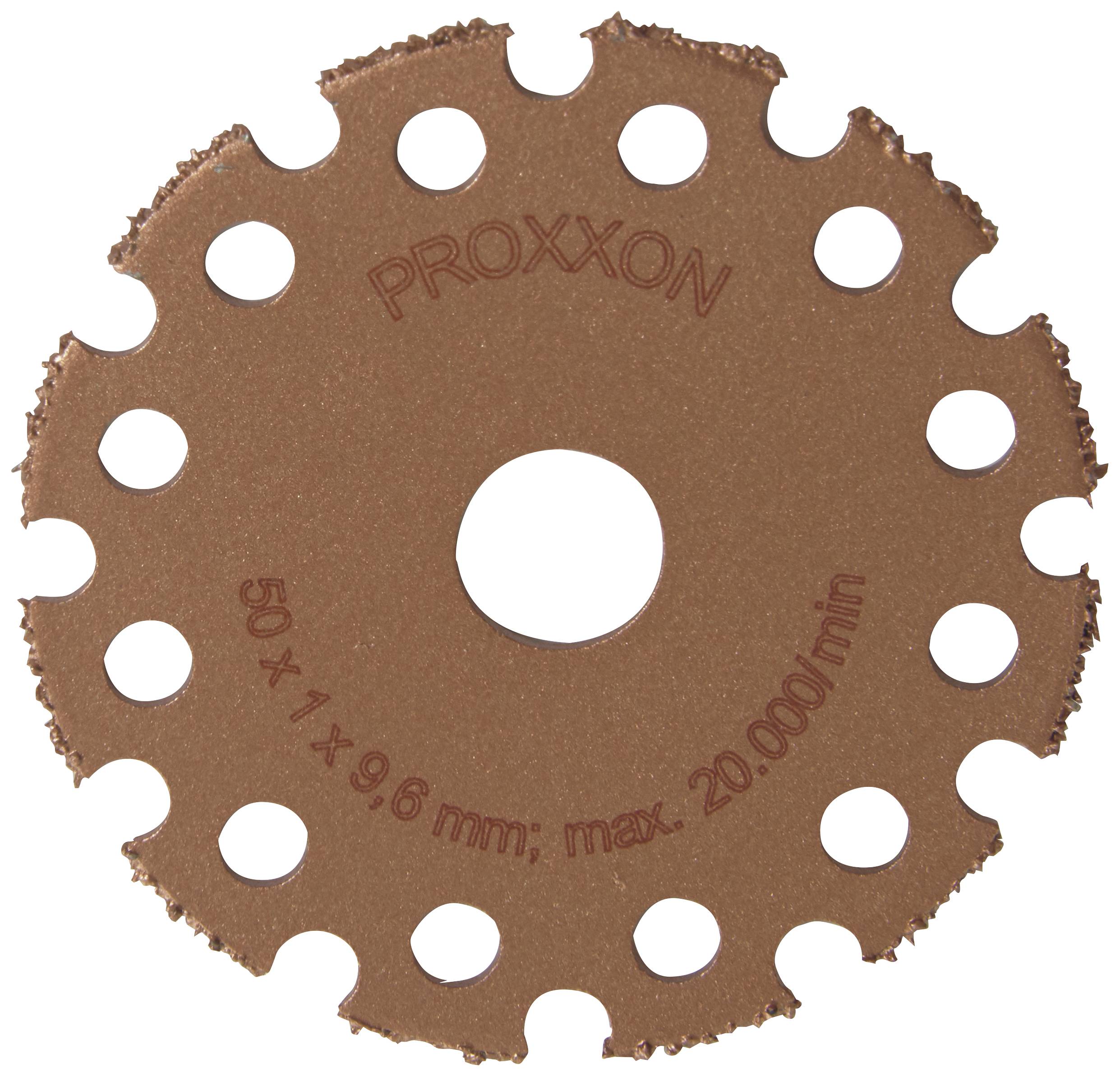 Tarcza tnąca Proxxon Trennscheibe Wofram-Karbid 50x1,3x10mm für z.B. Holz+Fugenmörtel, f.LHW + LHW/A 28556 50 mm 1 szt. - obrazek 1