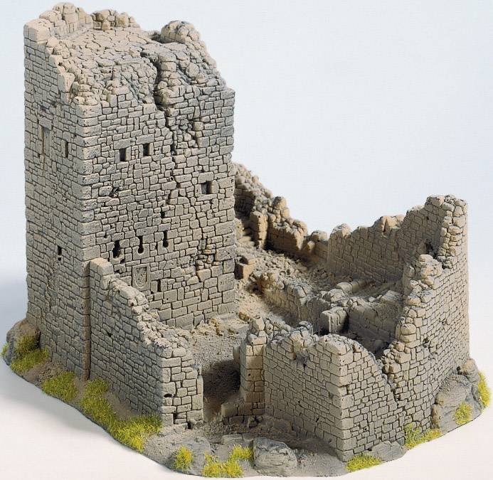 Ruiny zamku, NOCH 58600, 180 x 140 mm, skala H0 - obrazek 1