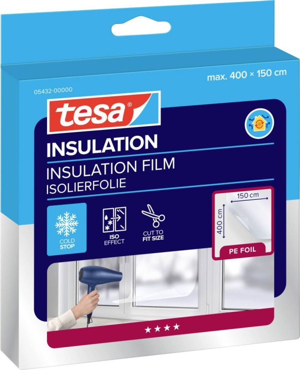 Folia izolacyjna tesa tesamoll® 05432-00000-01 THERMO COVER (D x S) 4 m x 1.5 m 4 m 1 szt.