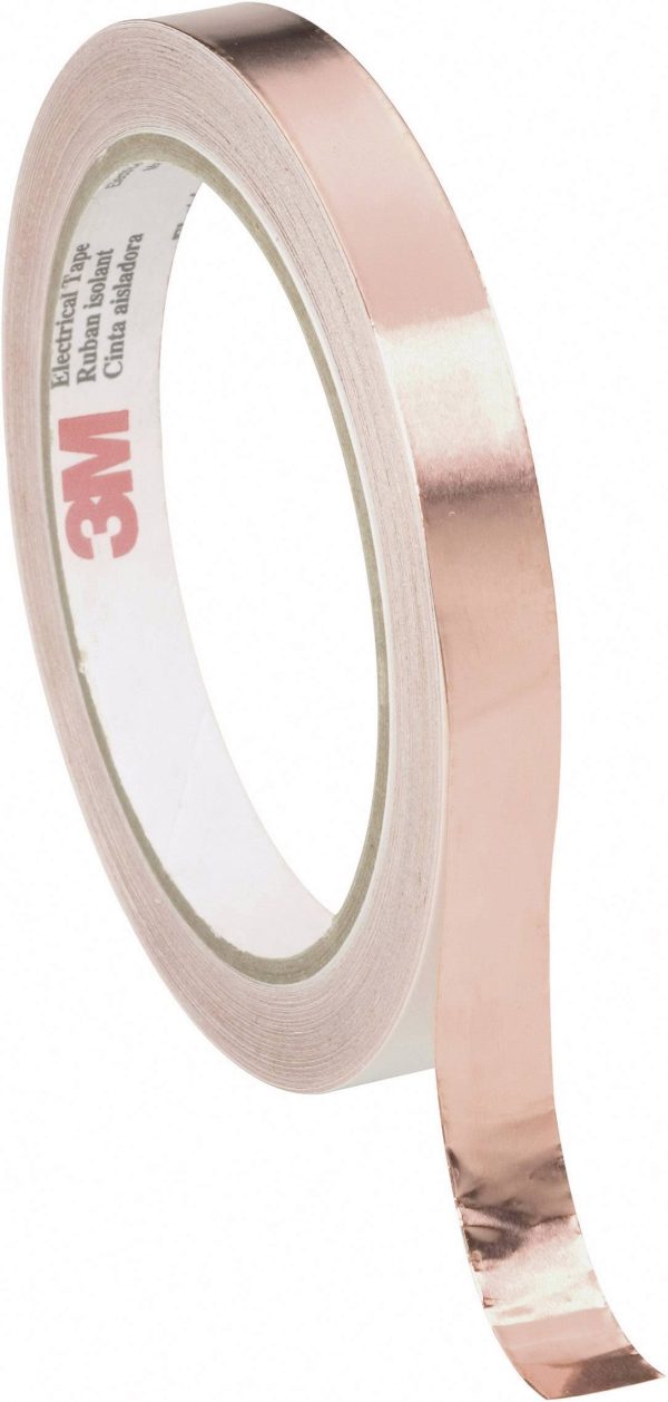Taśma ekranująca 3M Scotch® 1181, Kolor producenta: miedziany, (D x S) 16.5 m x 12 mm, Zawartość: 1 szt.